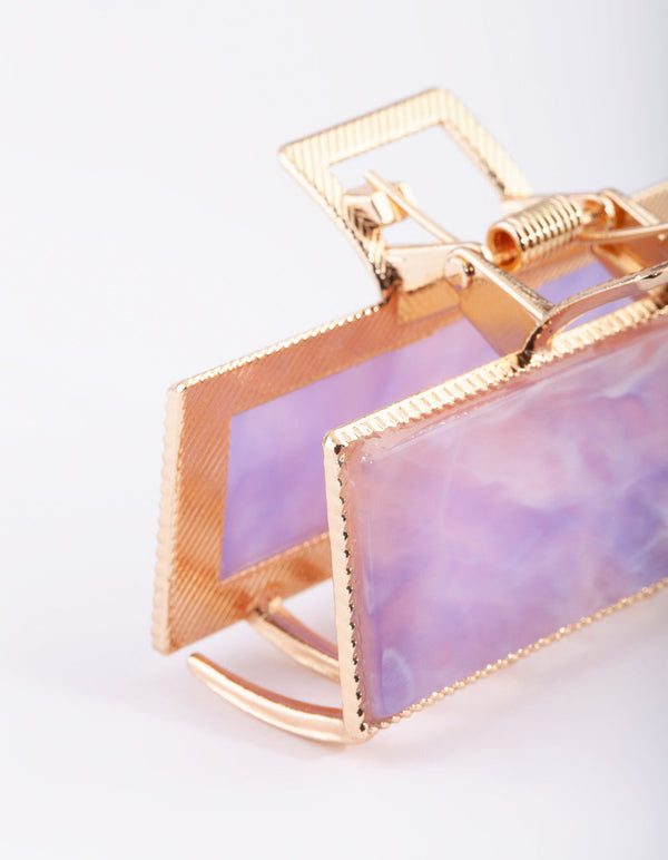 Purple Rectangular Claw