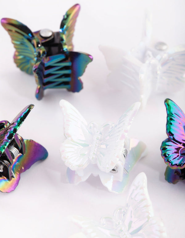 Metallic Butterfly Claw Pack