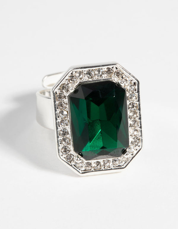 Green Cocktail Ring