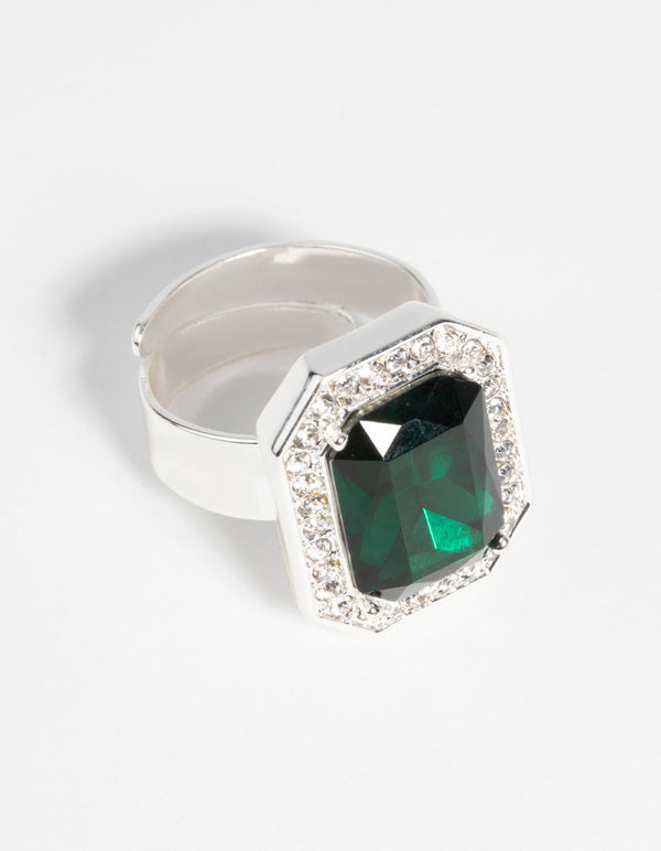 Green Cocktail Ring