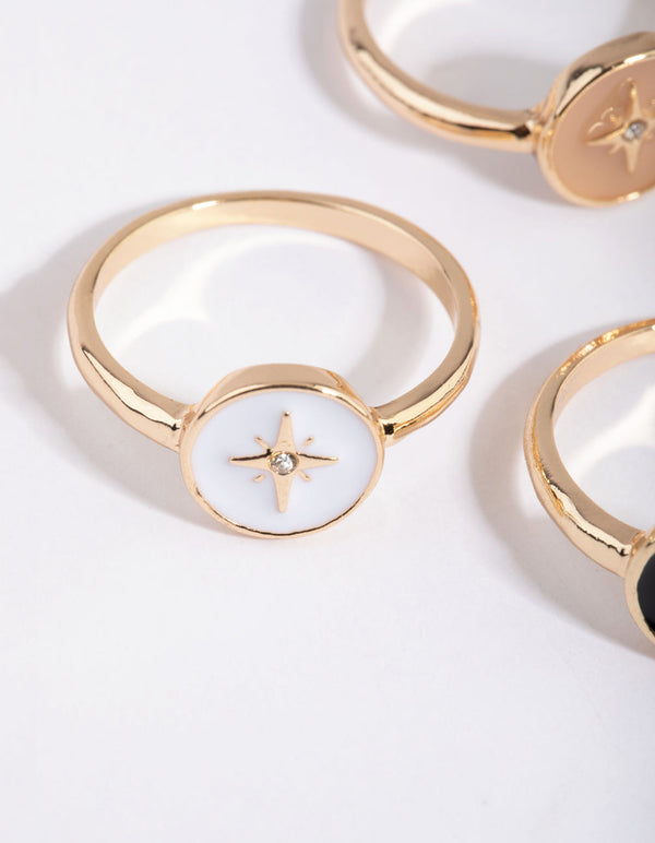 Gold Star Ring Pack