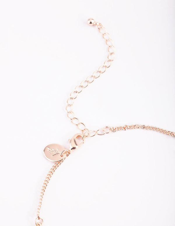 Red Circle Choker Necklace