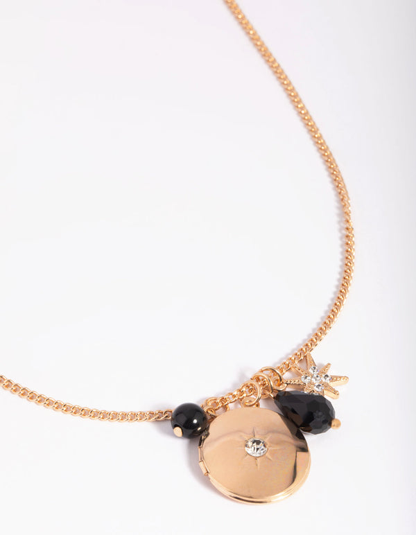 Gouden hemelse bedelketting
