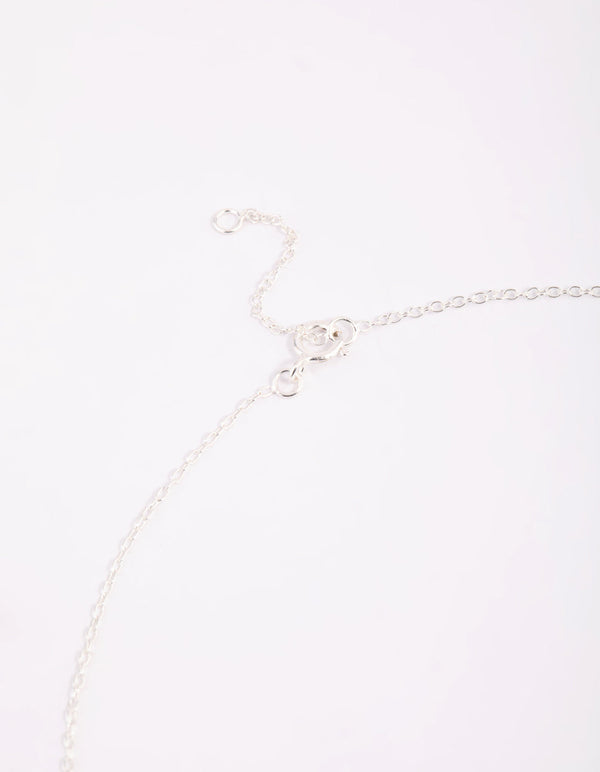 Sterling Silver Cubic Zirconia Necklace