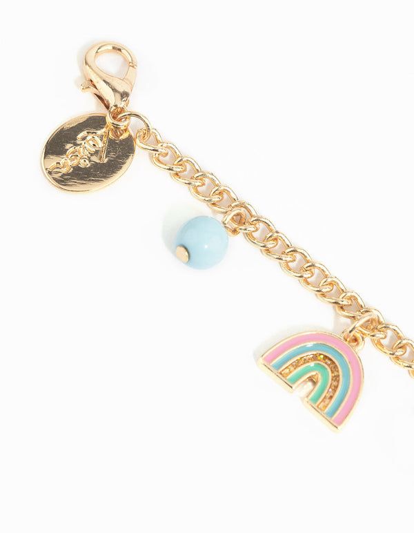 儿童兔子吊饰手链