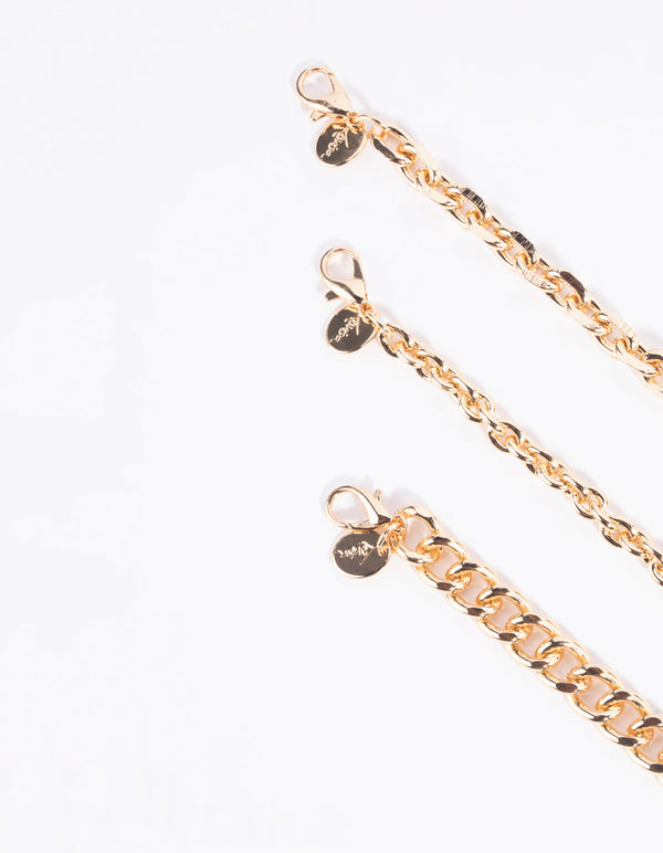 Gold Heart Layered Necklace