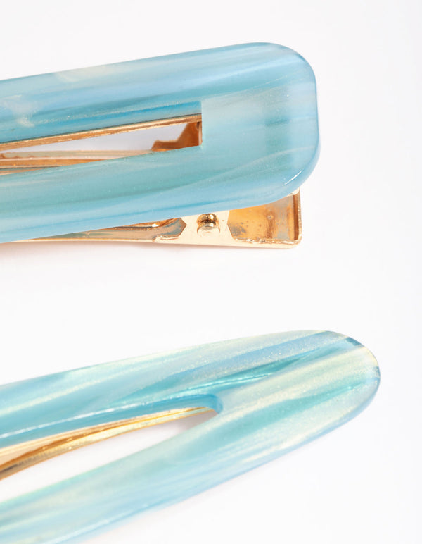Blue Snap Clips