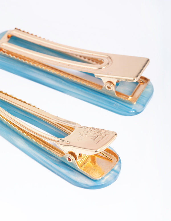 Blue Snap Clips