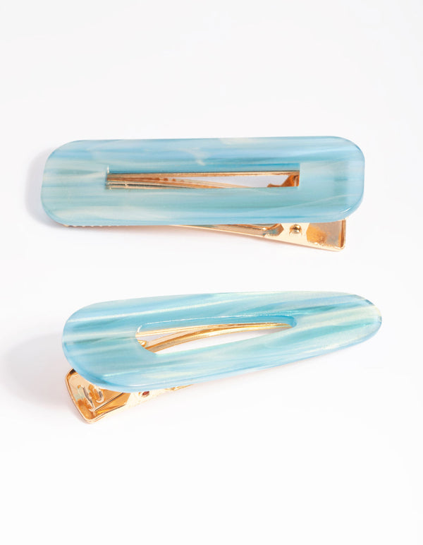 Blue Snap Clips