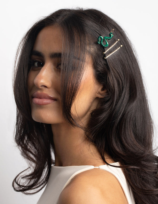 Green Snake Clips