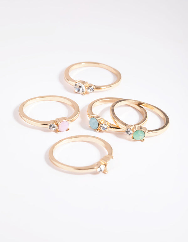 Colourful Ring Stack Pack