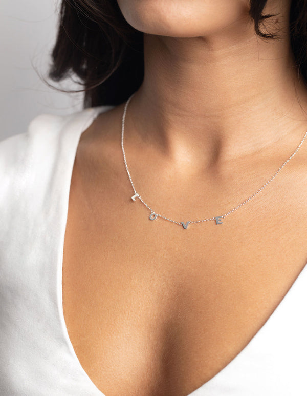 Sterling Silver Love Necklace