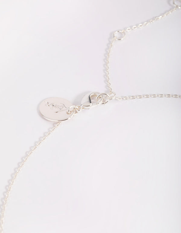 Zilveren Mama ketting