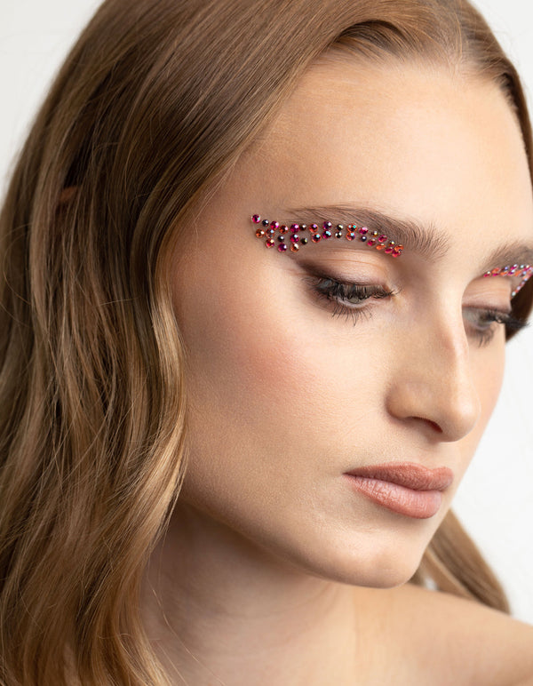 Bright Pink Face Jewels