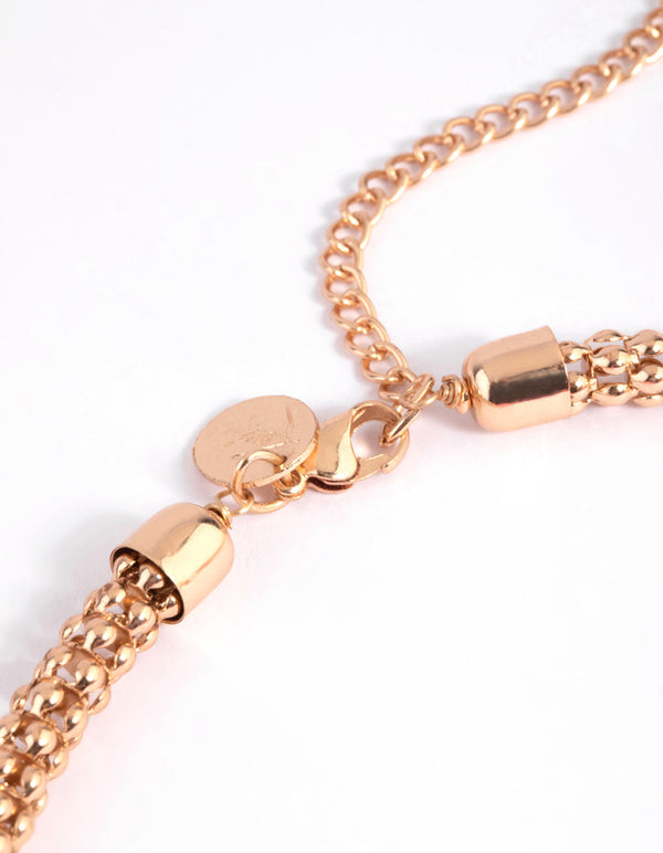 Pink Diamante Necklace
