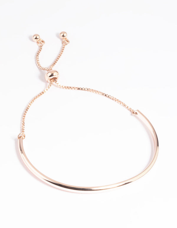 Rose Gold Simple Toggle Cuff Bracelet