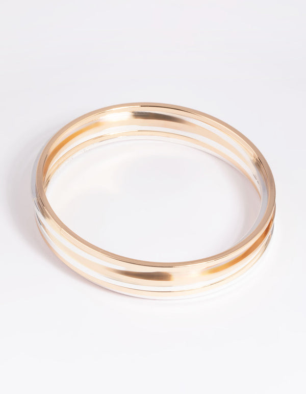 Mixed Metal Everyday Bangle Pack