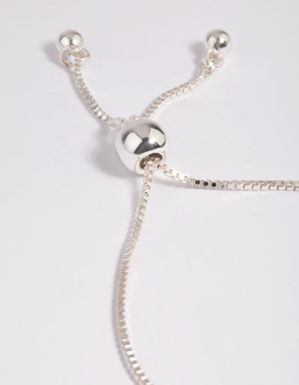 Silver Plated Amethyst Toggle Bracelet