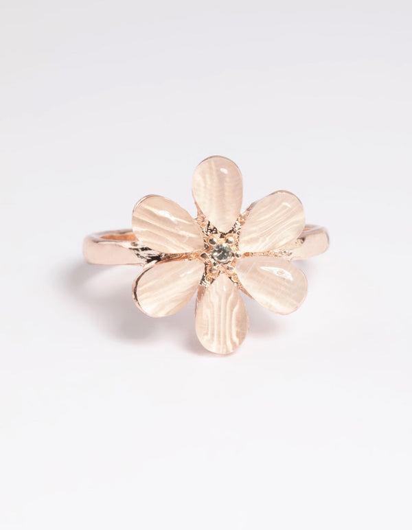 Rose Gold Cats Eye Ring