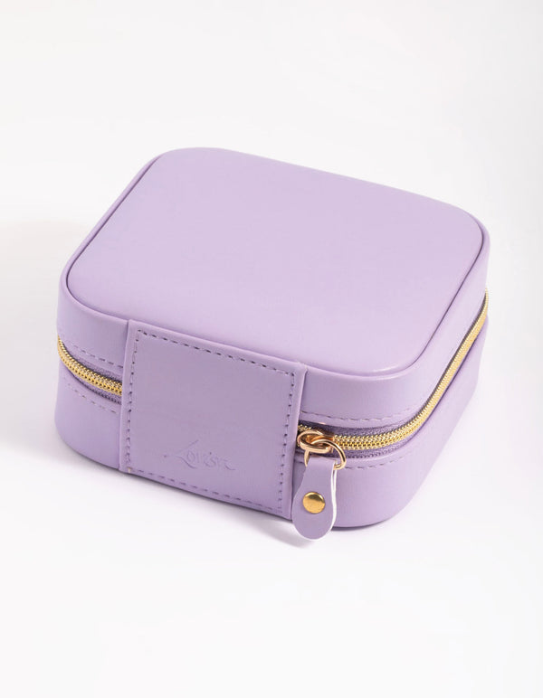 Square Lilac Jewellery Box