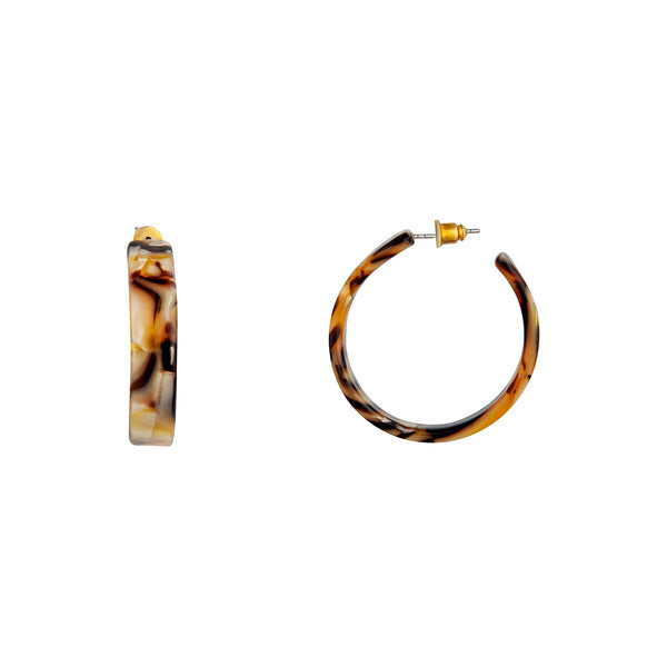 Acrylic Swirl 3/4 Hoop
