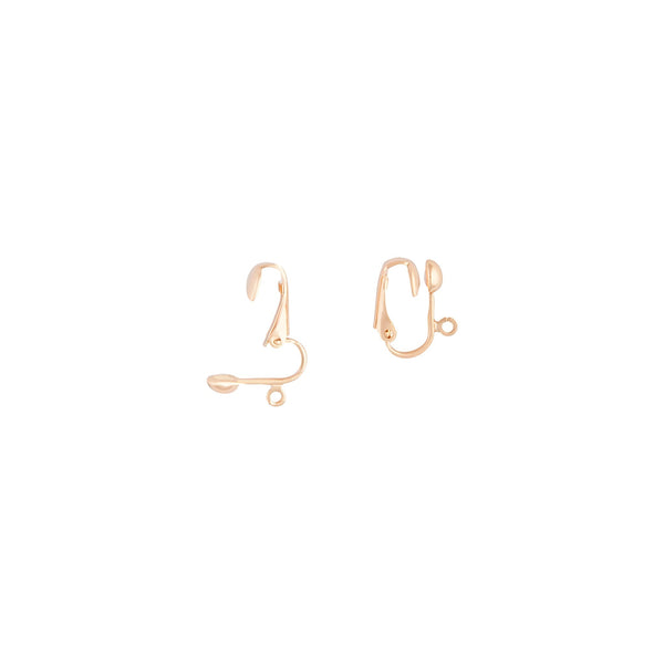Gold Clip On Drop Earrings Converters