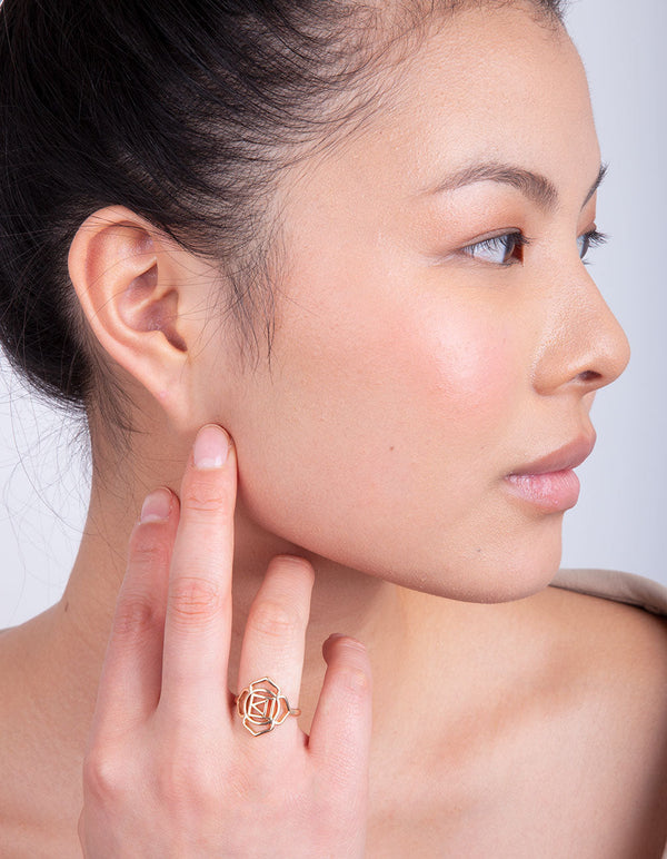 Gold Root Chakra Ring