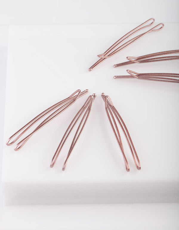 Metallic Pink Hair Pin Pack