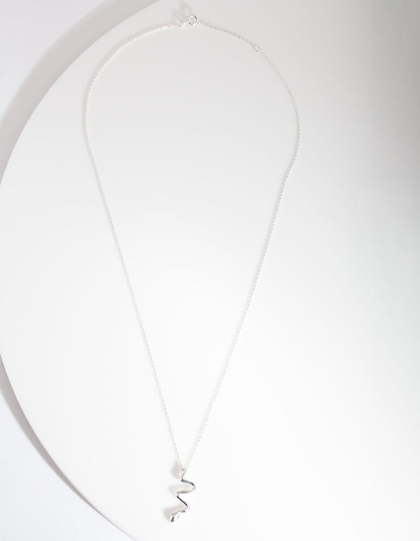 Sterling Silver Snake Necklace