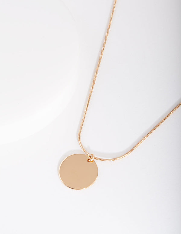 Gold Circle Bar Choker Pack