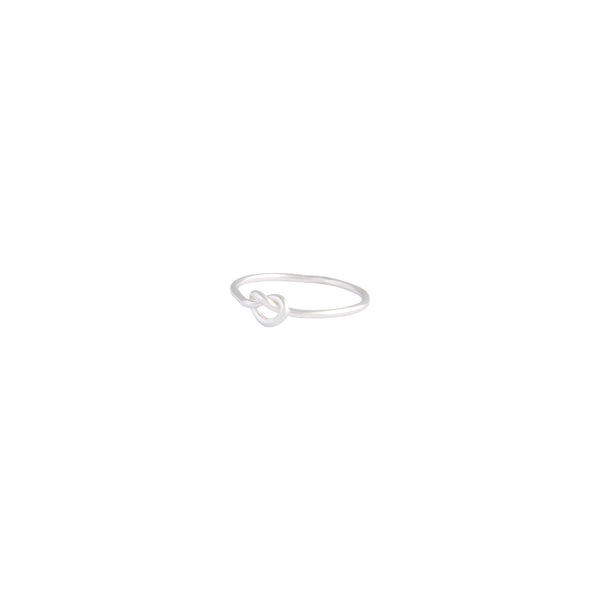 Sterling Silver Fine Knot Ring