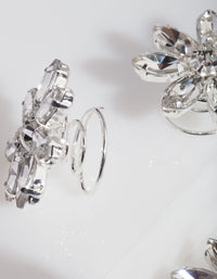 Flower Diamante Hair Jewels 4 Pack - link has visual effect only