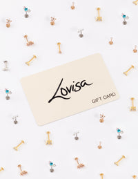 Piercing Gift Card - link has visual effect only