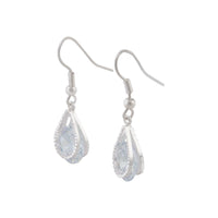 Cubic Zirconia Silver Teardrop Earrings - link has visual effect only
