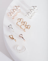 Mixed Metal Multi Ear Cuff Pack - link has visual effect only
