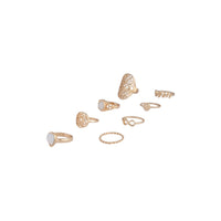 Gold Filigree Cut-Out Ring Pack - link has visual effect only