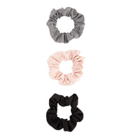 Pink Black Grey Jersey Scrunchie Pack - link has visual effect only