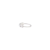 Sterling Silver Coil Detailed Nose Ring - link has visual effect only