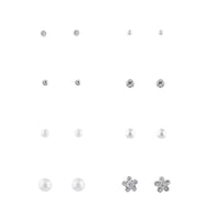 Silver Diamante Graduating Stud Pack - link has visual effect only