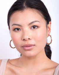 Gold Rainbow Diamante Hoop Earring Pack - link has visual effect only
