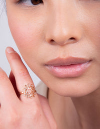 Gold Heart Chakra Ring - link has visual effect only