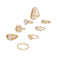 Gold Filigree Cut-Out Ring Pack - link has visual effect only