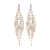 Rose Gold Chain Waterfall Earrings - link has visual effect only