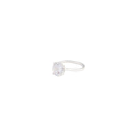 Sterling Silver 3Ct Cz Ring - link has visual effect only