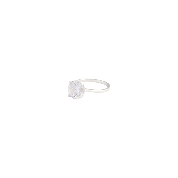 Sterling Silver 3Ct Cz Ring