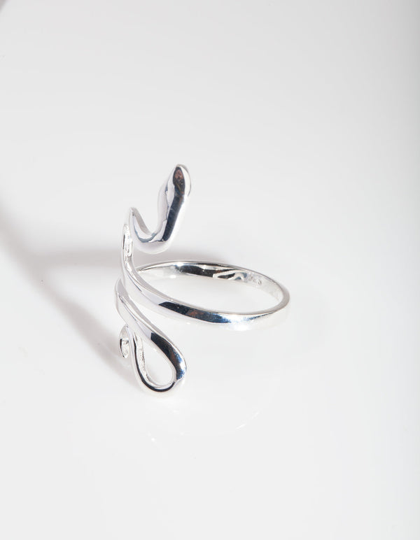 Sterling Silver Snake Ring