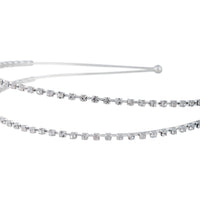 Crystal Double Row Alice Band - link has visual effect only