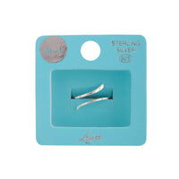 Sterling Silver Clean Swirl Ring - link has visual effect only