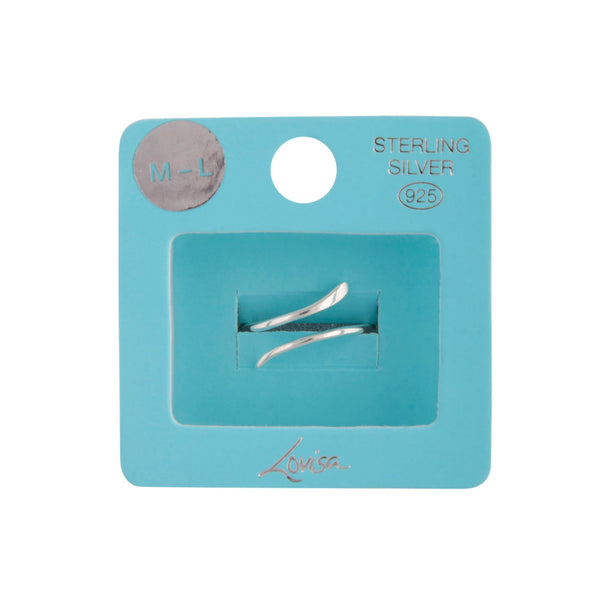 Sterling Silver Clean Swirl Ring