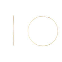 Gold Oversized Hoop Earrings - link has visual effect only